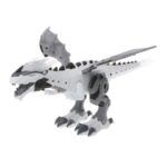 Interactive dinosaur robot toy with movable limbs and realistic design, perfect for educational play and STEM learning for children.
