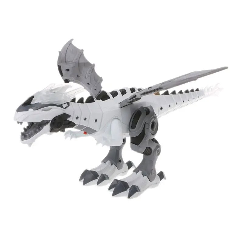 Interactive dinosaur robot toy with movable limbs and realistic design, perfect for educational play and STEM learning for children.