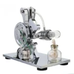 High-quality scientific apparatus with glass and metal components, designed for educational demonstrations and experiments.