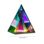 Colorful Prism Pyramid for Science Experiments and Decor.