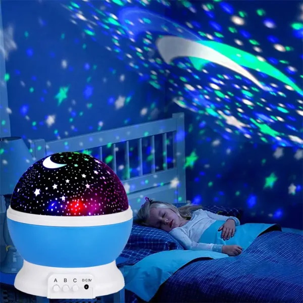 Starry Sky Projector Night Light with Constellation Effects for Kids.