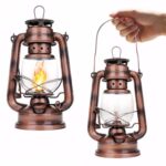 Vintage-style lantern with a realistic flame effect, perfect for outdoor decor, camping, or educational science demonstrations. Made of metal with a classic design and a handle for easy carrying.