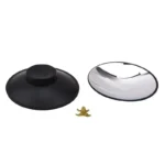 Magnetic levitation science toy with two magnetic discs and a small gold-colored figure, demonstrating magnetic repulsion and levitation principles.