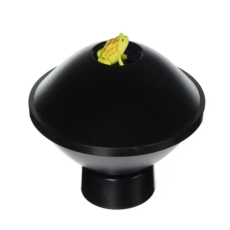 Magnetic Frog in a Black Dome Toy Magnetic frog toy inside a black dome, educational science gadget for kids and students.