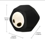 Cute panda-shaped speaker with dimensions 137mm x 137mm x 127mm, designed for science enthusiasts and kids.