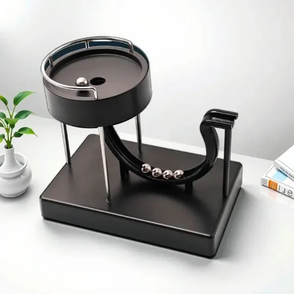 Interactive magnetic ball and track science toy for educational fun and STEM learning. Perfect for science experiments and demonstrating magnetic forces.