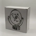 A sleek metallic magnetic atomic model kit for educational science experiments and classroom demonstrations.