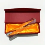 High-quality optical illusion prism in a luxurious gift box, perfect for science enthusiasts and educational purposes.