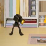 Portable LED Science Lamp on Tripod for Educational Use.