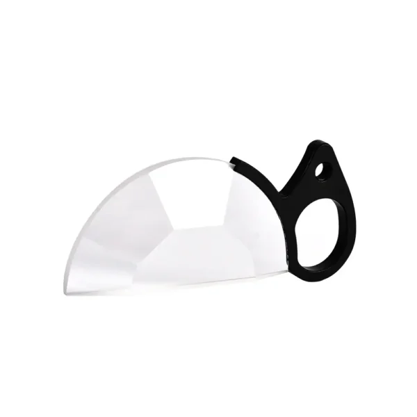 Mirror with Black Handle for Science Experiments and Decor.