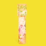 Colorful stacking toy with a unicorn design and leafy patterns, perfect for children's educational play and decor.