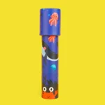 Colorful underwater ocean-themed tube toy featuring a whale, octopus, jellyfish, and crab, perfect for educational play and marine life decor.