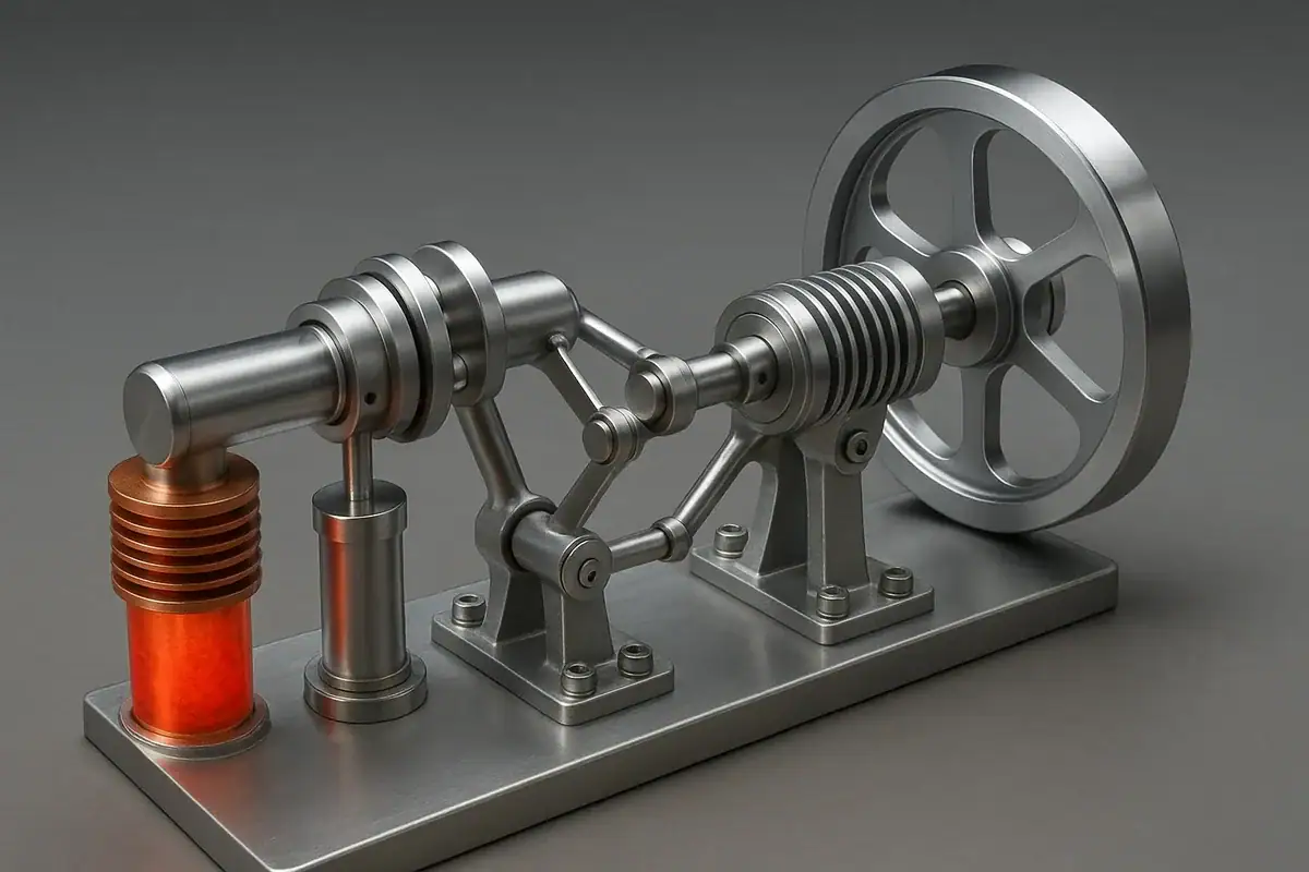Tesla coil demonstration with glowing orange discharge.