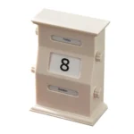 Vintage-style calendar flip clock showing October 8, with day and date display, ideal for science decor and educational purposes.