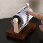 Innovative paper fan science experiment model for educational purposes.
