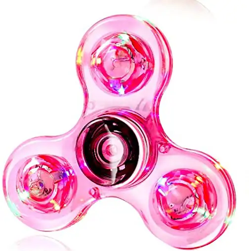 LED Light Fidget Spinner for Stress Relief and Focus.