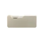 Compact white storage container ideal for organizing science gadgets and educational toys.