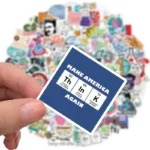 Educational puzzle featuring a "Make America Again" slogan with a map and political symbols.