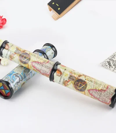 Vintage Map Telescope for Kids and Adults.
