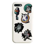 Collection of space-themed science gadgets stickers featuring astronauts, planets, unicorns, and rockets, perfect for decorating phones and expressing interest in science and space exploration.