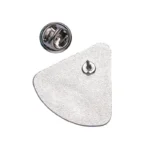 Magnetic triangle with pin and backing for science experiments.
