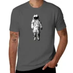 Astronaut graphic t-shirt featuring a detailed space suit design, perfect for science enthusiasts and space lovers.