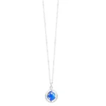 Elegant Earth Necklace with Globe Pendant.