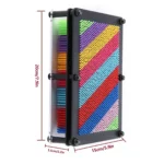 Educational magnetic pattern board with colorful spheres for STEM learning and creative design.