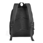 Durable black backpack designed for carrying science gadgets and educational toys, featuring adjustable straps and a sturdy build for students and educators.