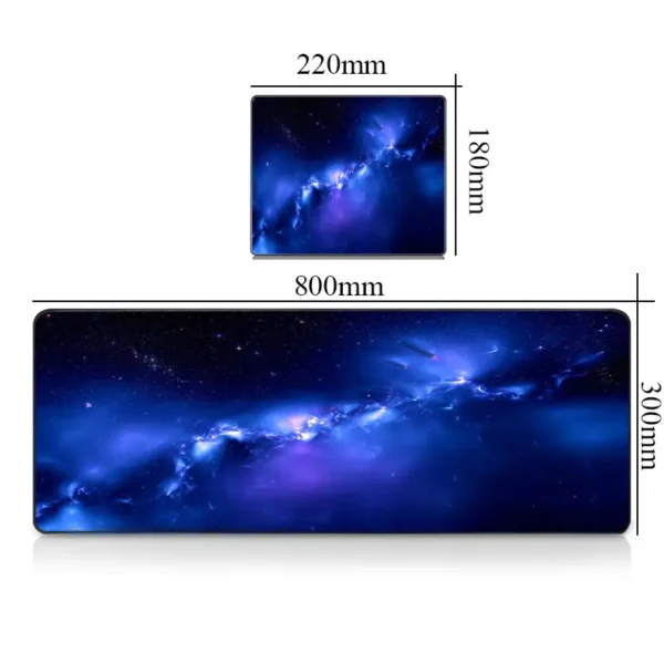 Modern galaxy-themed wall art featuring a vibrant cosmic scene with stars and nebulae, perfect for science decor and educational spaces.