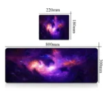 Vast galaxy nebula wall art with vibrant colors and cosmic details, perfect for science decor and educational spaces.