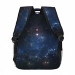 Kids galaxy-themed backpack featuring a vibrant starry sky design, perfect for school, travel, or science enthusiasts. Durable, lightweight, and stylish for children and teenagers.