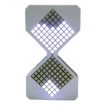 LED Hourglass Timer with Digital Display for Science Experiments.