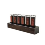 Digital clock with flip number display showing time 12:45, designed for educational and decorative purposes.