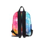 Colorful galaxy-themed kids backpack featuring vibrant space design, perfect for school, science projects, and educational activities.