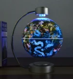 LED-lit 3D Earth globe with zodiac and constellation designs.