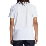 Simple white T-shirt suitable for casual wear, made from comfortable fabric, perfect for everyday outfits and versatile styling.