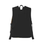 Durable black backpack featuring mesh side pockets, ideal for school, travel, or outdoor activities. Spacious design with adjustable straps for comfort and convenience.