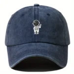 Astronaut Cartoon Embroidered Cap for Kids and Adults.
