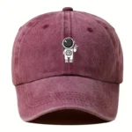 Astronaut Cartoon Embroidered Cap for Kids and Adults.