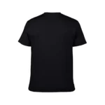 Simple black T-shirt with a classic fit, perfect for science lovers, educators, and students. Ideal for casual wear or science-themed events, showcasing a sleek and versatile design.