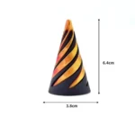 Colorful Spiral Conical Object for Science Experiments and Decor.