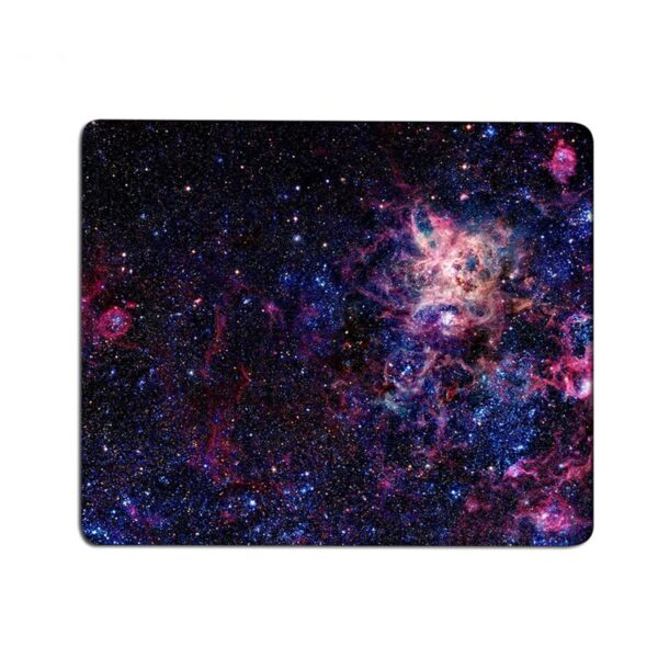 Vibrant galaxy wall art featuring colorful nebulae and stars, perfect for science decor and educational spaces.