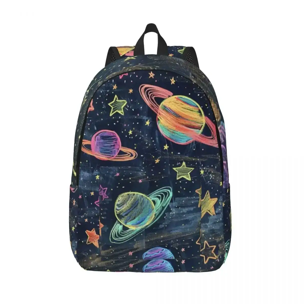 Space-themed Galaxy Backpack for Kids Colorful galaxy-themed backpack featuring planets and stars, perfect for children interested in space and science. Durable, stylish, and educational accessory for school or travel.