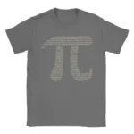 Gray T-shirt featuring a large DNA sequence design in white, perfect for science enthusiasts and educators.