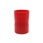 Red Wavy Cylinder Container for Science Experiments.