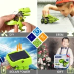 DIY robotic dinosaur toy for kids.