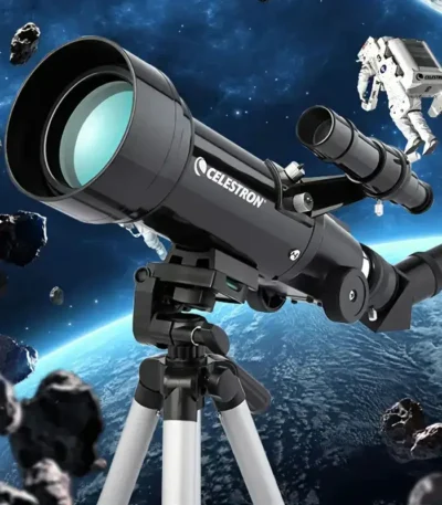 High-quality telescope with tripod for astronomy and space observation, ideal for educational and scientific purposes.
