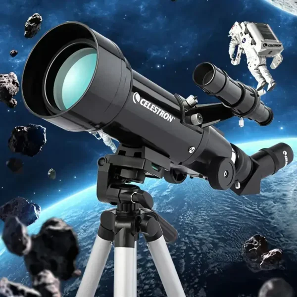 High-quality telescope with tripod for astronomy and space observation, ideal for educational and scientific purposes.