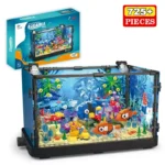 Aquarium Building Block Set with 725+ Pieces for Kids.